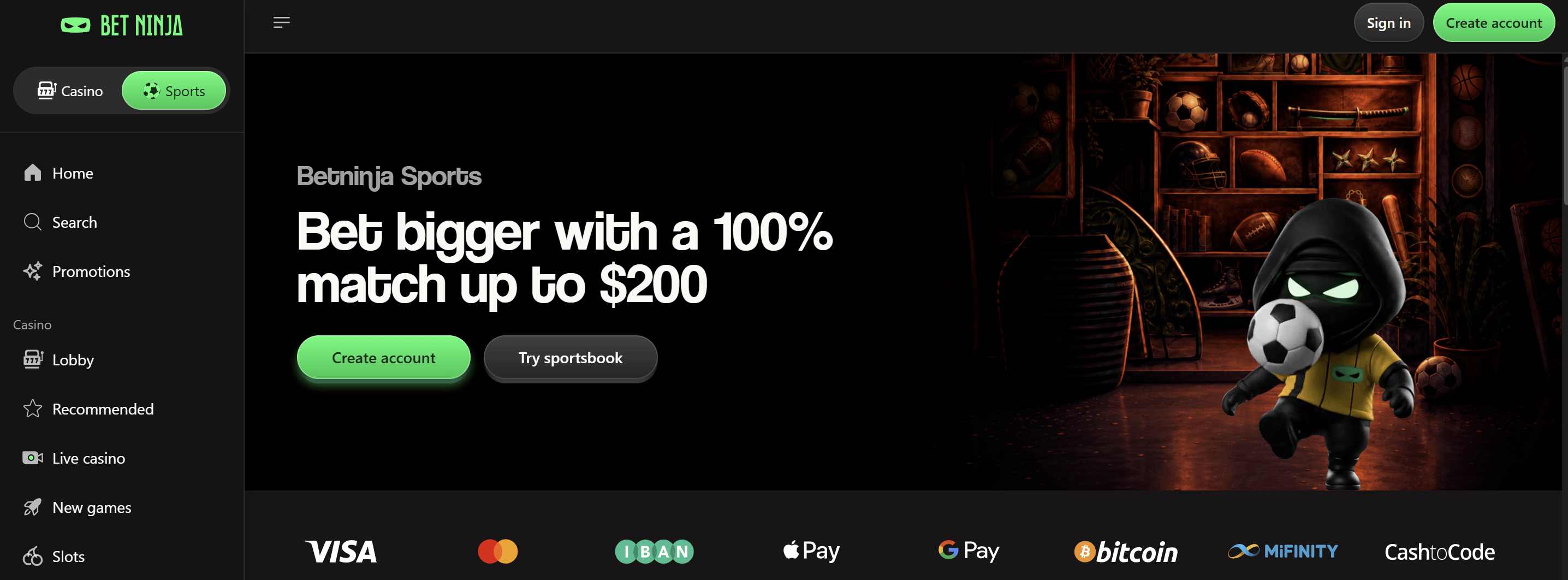 betting at betninja casino australia