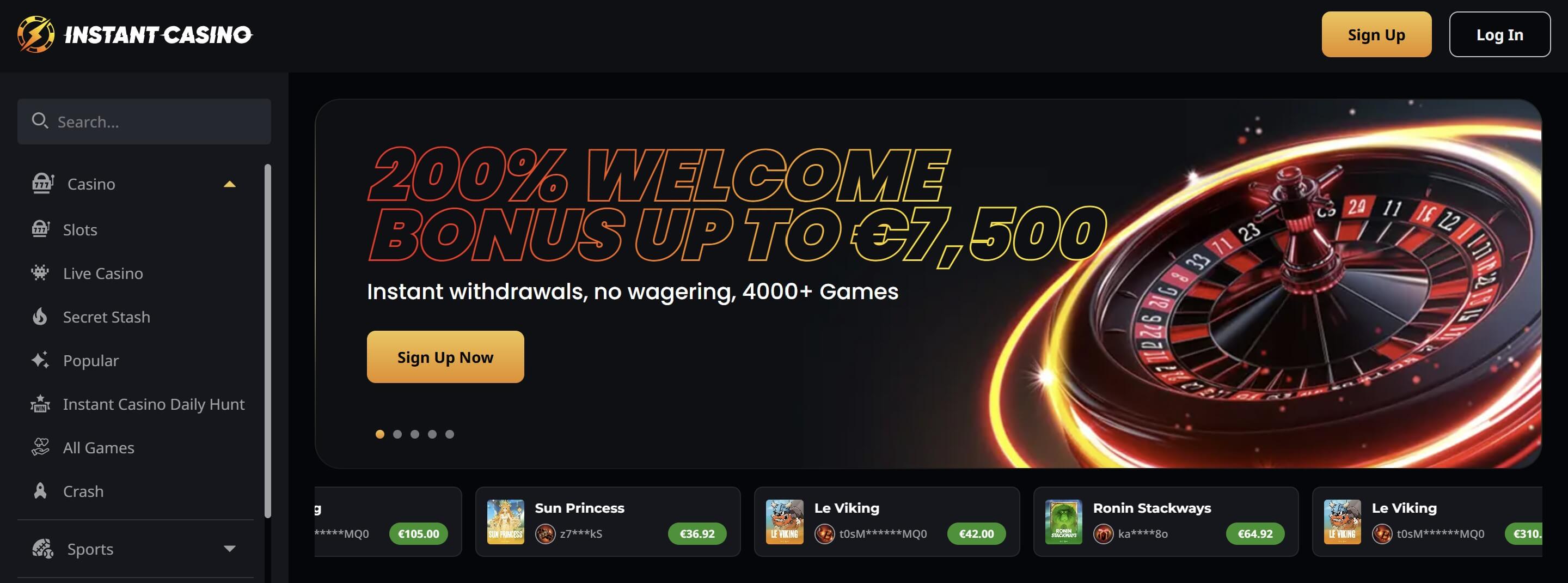 instant casino Australia