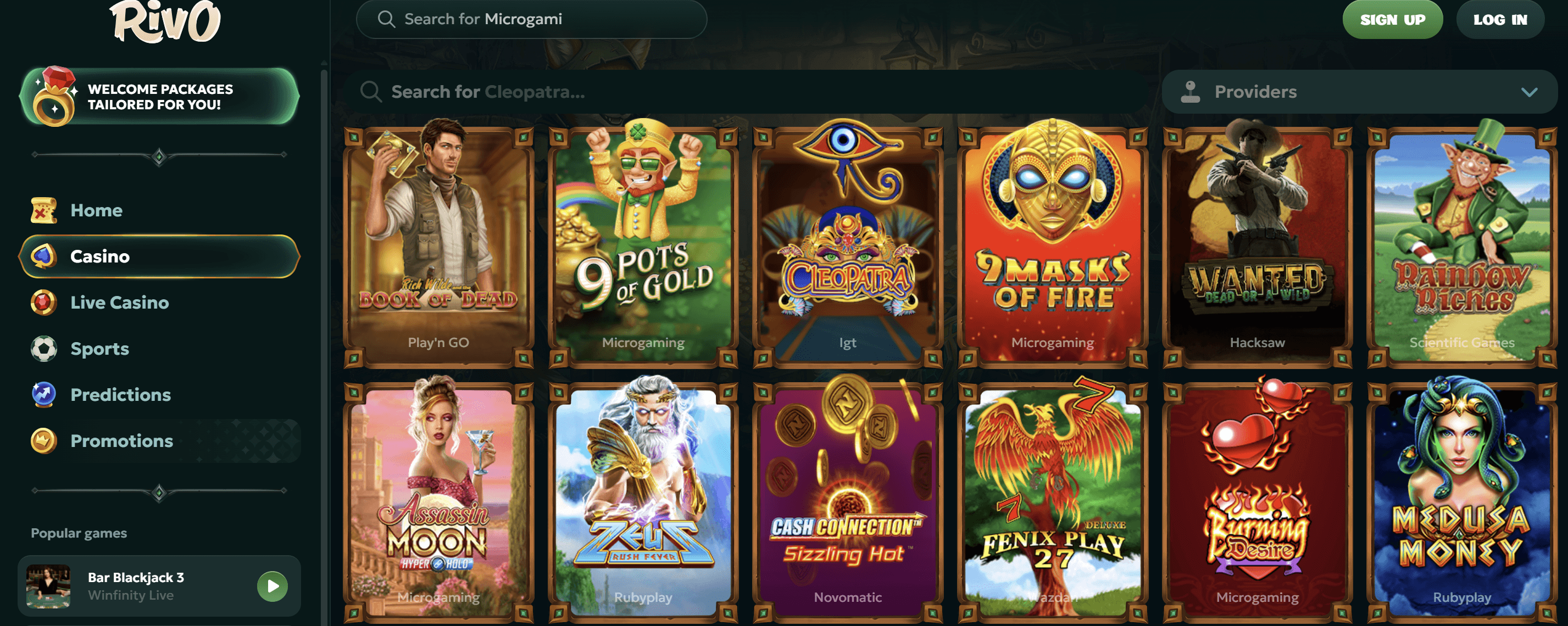 pokies at rivo casino