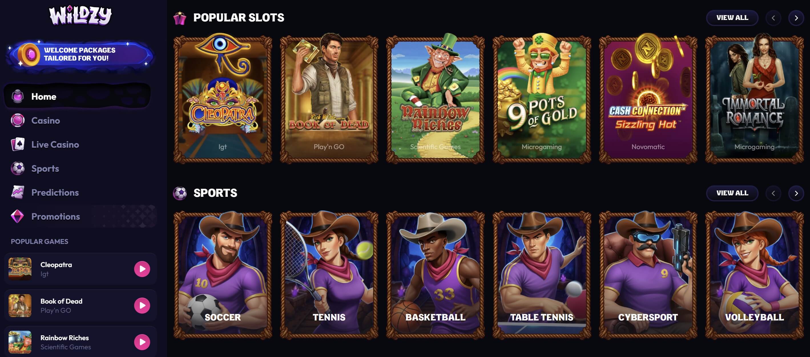 wildzy casino pokies