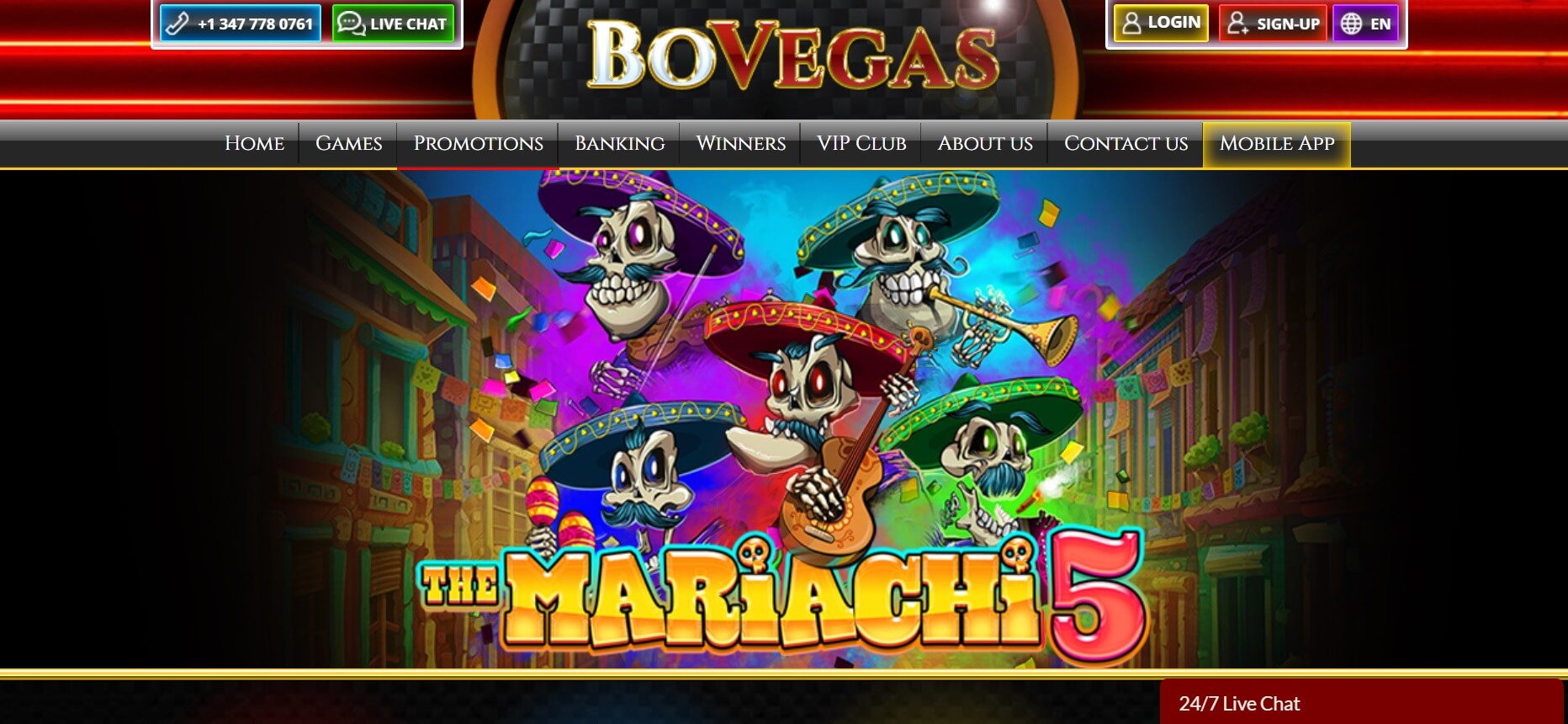 bovegas casino games slots new