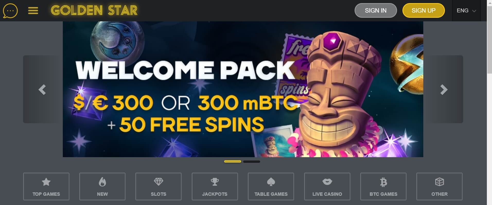 golden star casino review