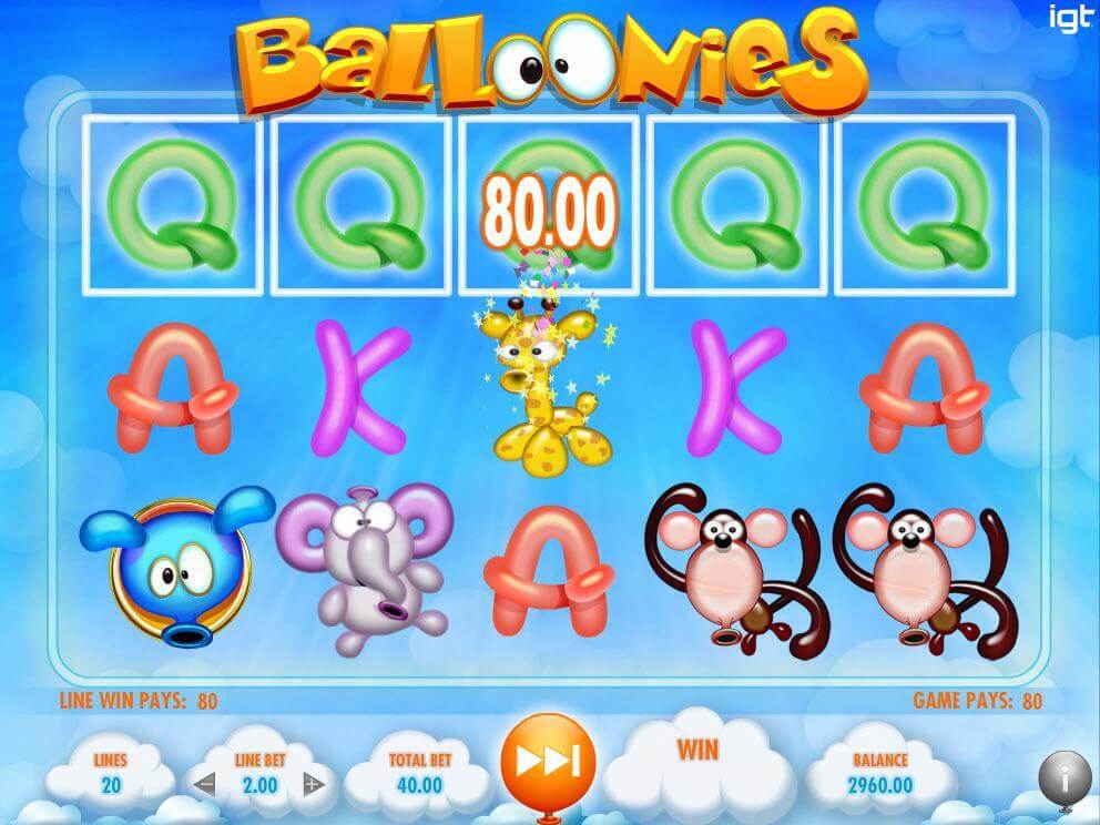 ballonies online pokies review