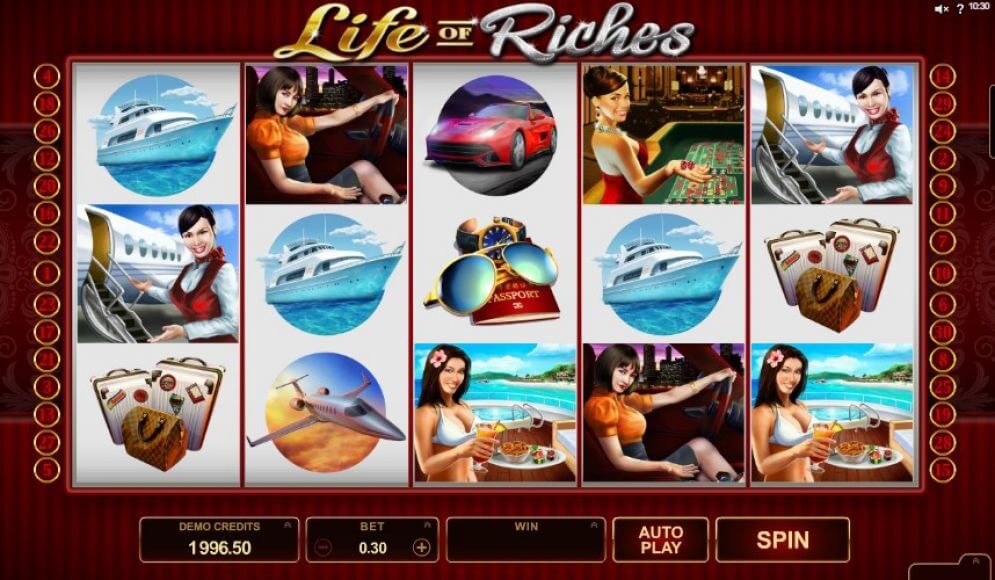 life of riches pokies