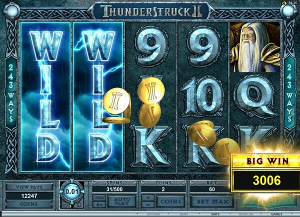 microgaming thunderstruck slot review